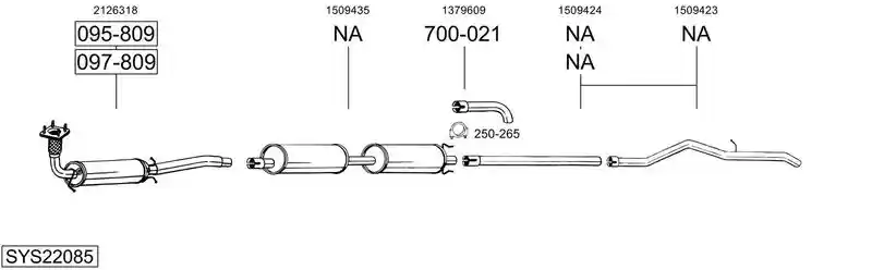 BOSAL SYS22085