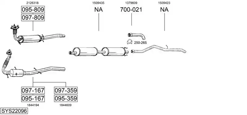 BOSAL SYS22096