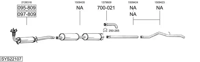 BOSAL SYS22107