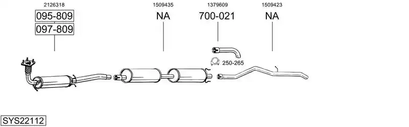 BOSAL SYS22112
