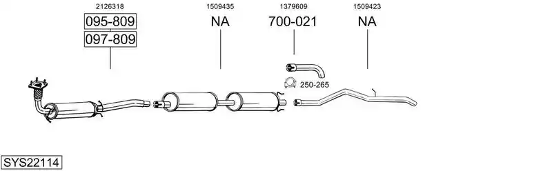 BOSAL SYS22114