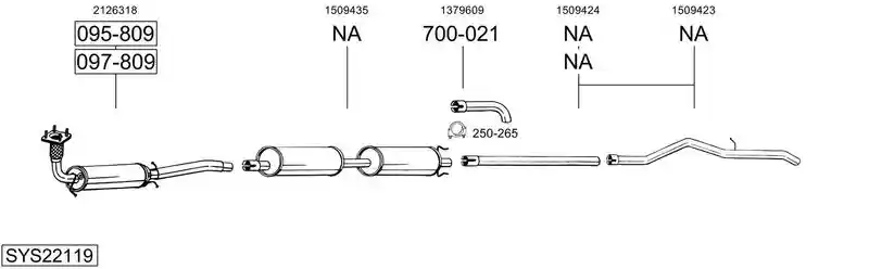 BOSAL SYS22119