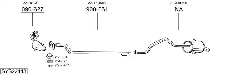 BOSAL SYS22143