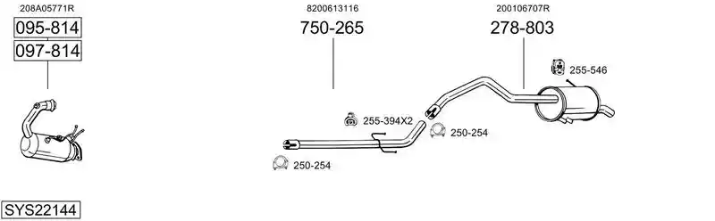 BOSAL SYS22144