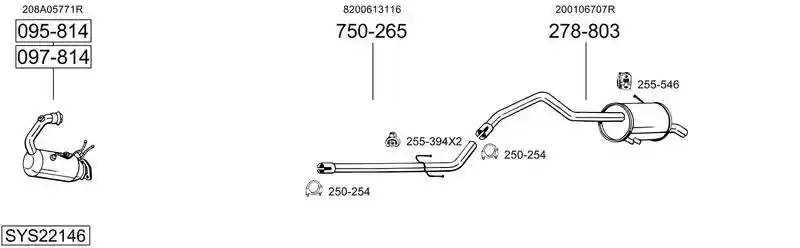 BOSAL SYS22146