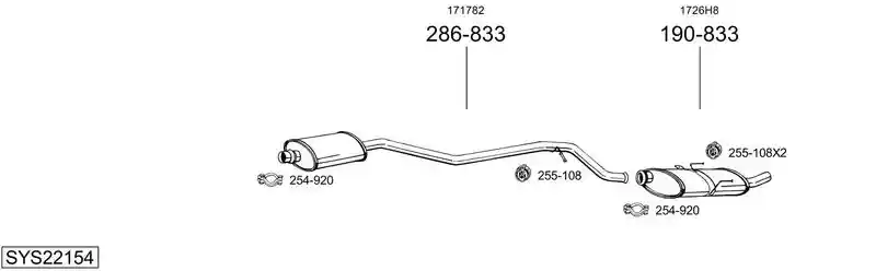 BOSAL SYS22154