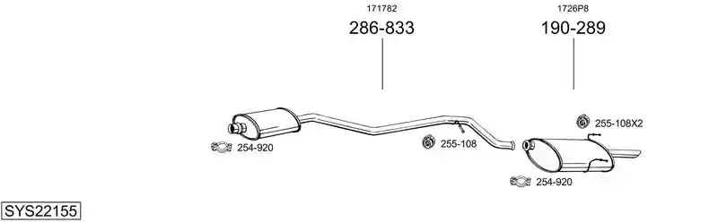 BOSAL SYS22155