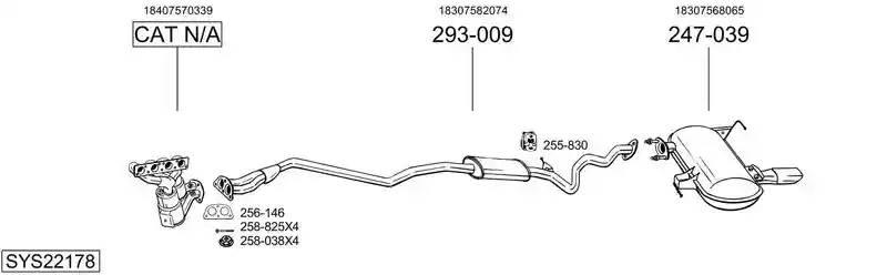 BOSAL SYS22178