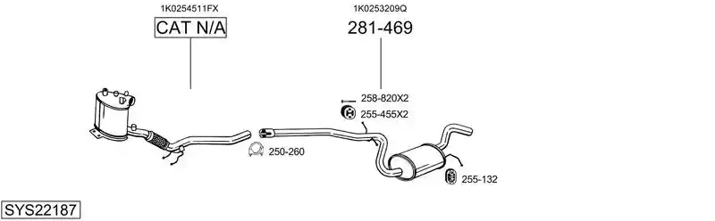 BOSAL SYS22187