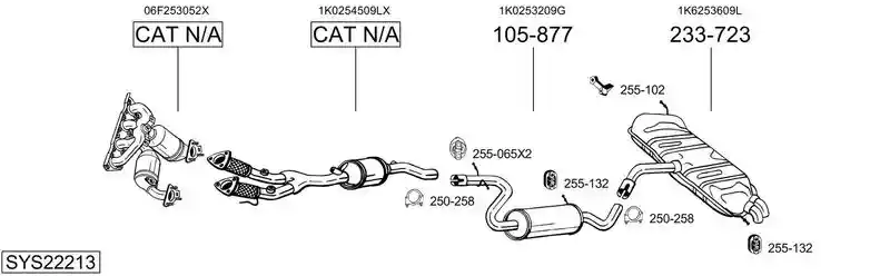 BOSAL SYS22213