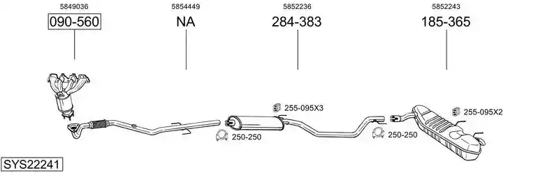 BOSAL SYS22241