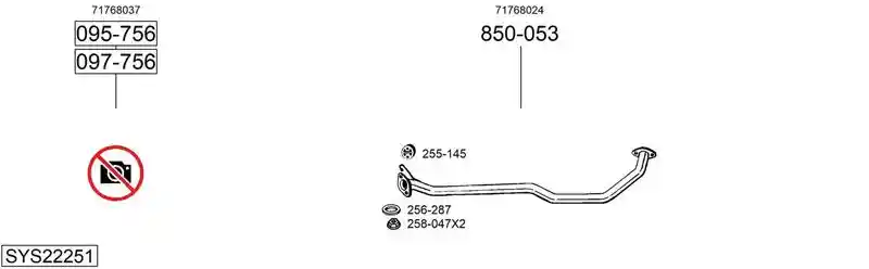 BOSAL SYS22251