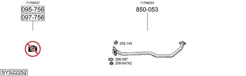 BOSAL SYS22252