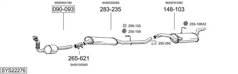 BOSAL SYS22276