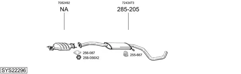BOSAL SYS22296