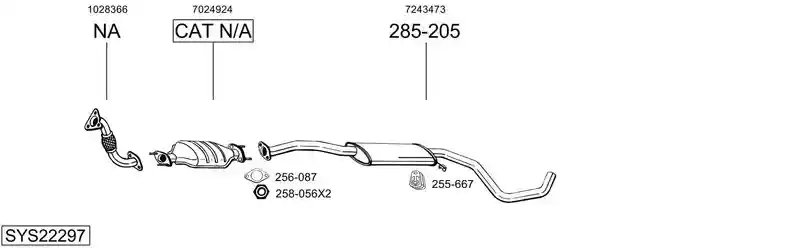 BOSAL SYS22297