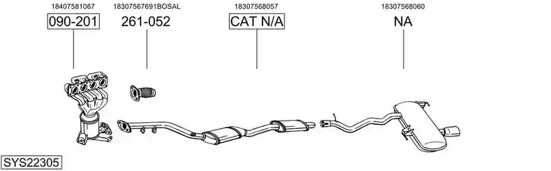 BOSAL SYS22305