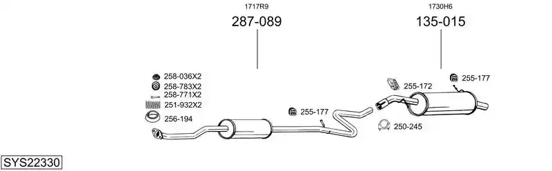 BOSAL SYS22330