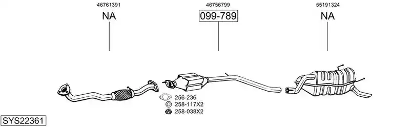 BOSAL SYS22361