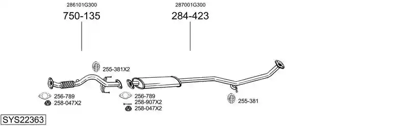 BOSAL SYS22363