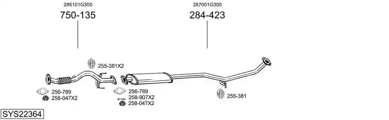 BOSAL SYS22364
