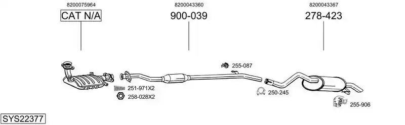 BOSAL SYS22377