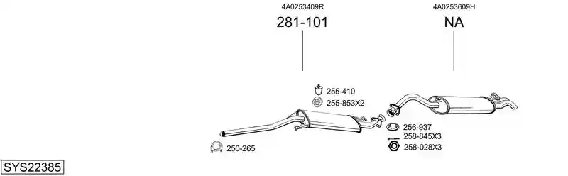 BOSAL SYS22385