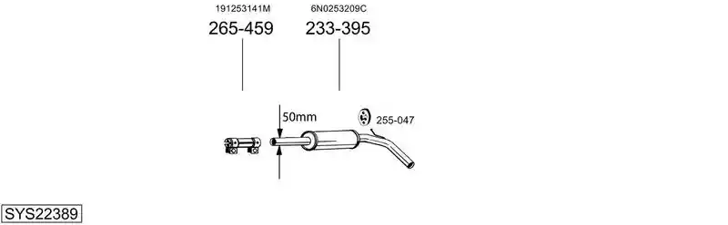 BOSAL SYS22389