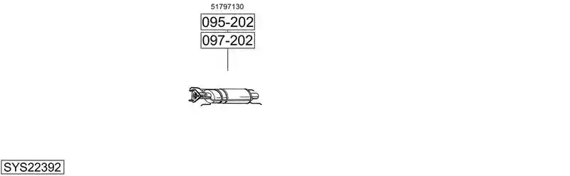BOSAL SYS22392