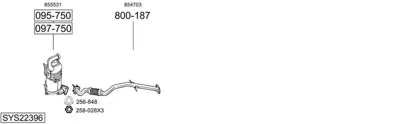 BOSAL SYS22396