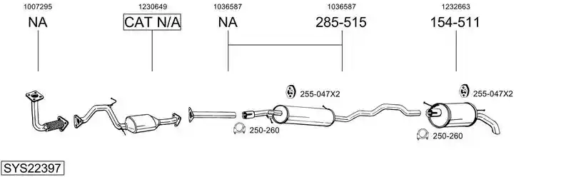 BOSAL SYS22397