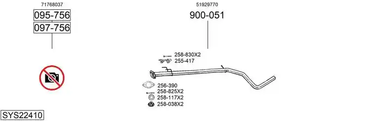BOSAL SYS22410