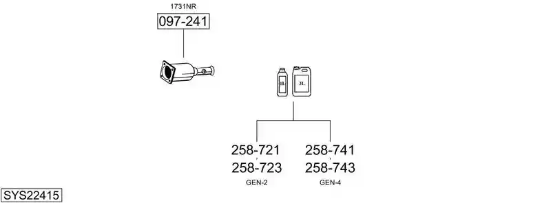 BOSAL SYS22415