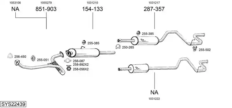 BOSAL SYS22439