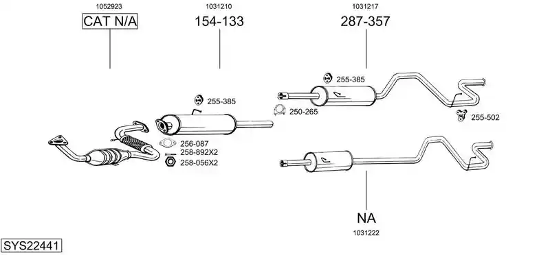 BOSAL SYS22441