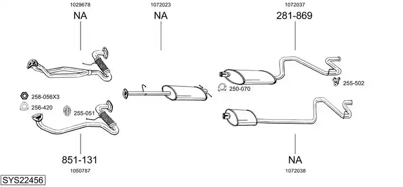 BOSAL SYS22456