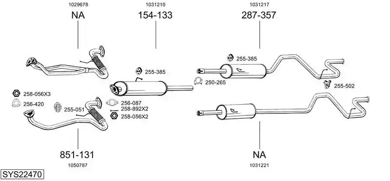 BOSAL SYS22470