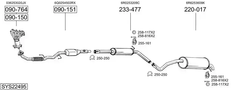 BOSAL SYS22495