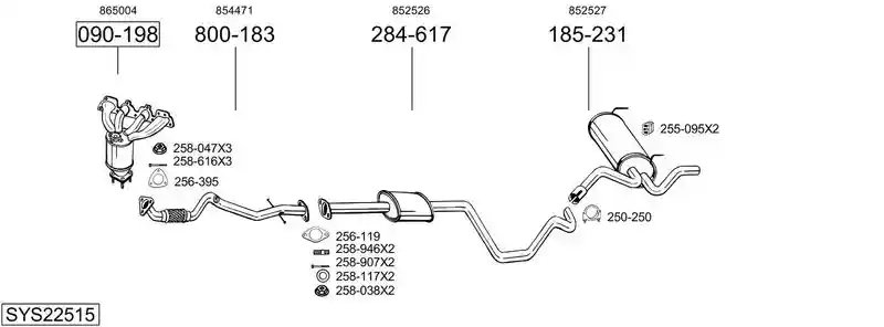 BOSAL SYS22515