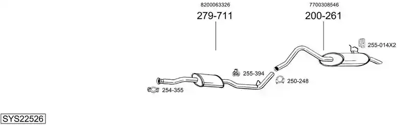 BOSAL SYS22526