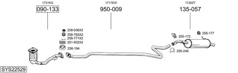 BOSAL SYS22529