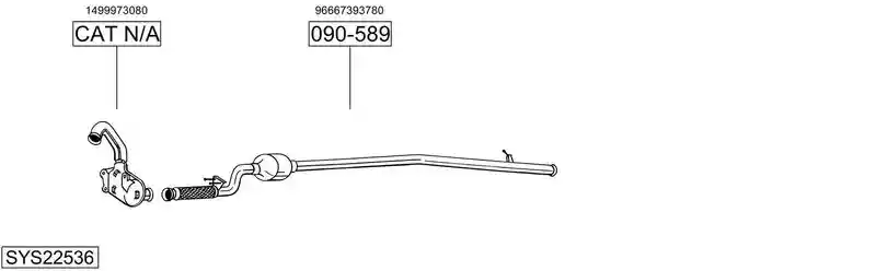 BOSAL SYS22536