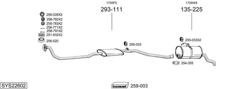 BOSAL SYS22602