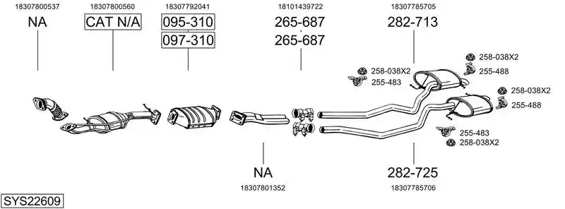 BOSAL SYS22609