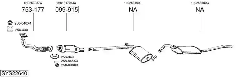 BOSAL SYS22640
