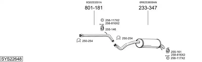 BOSAL SYS22648