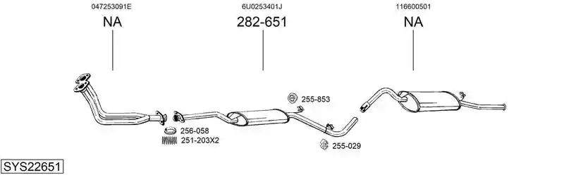 BOSAL SYS22651