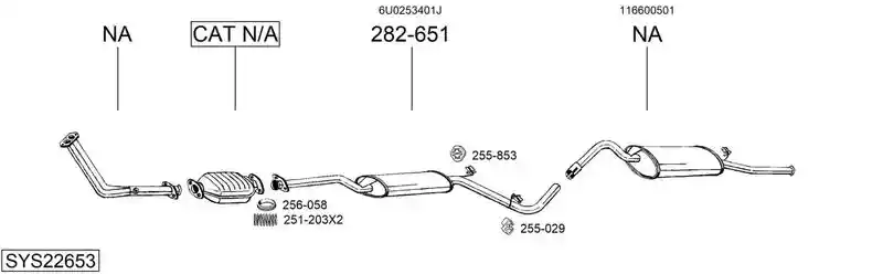 BOSAL SYS22653