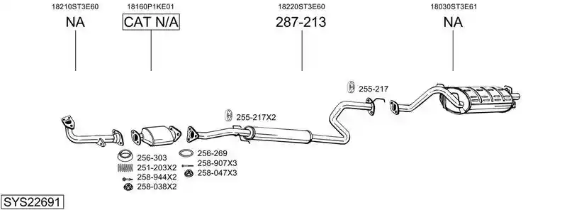 BOSAL SYS22691
