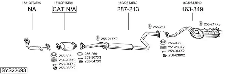 BOSAL SYS22693